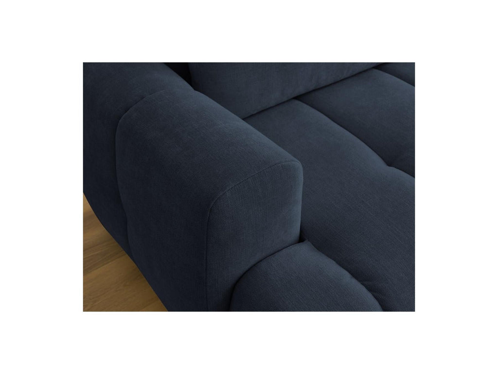 Fuji - Canapé D'Angle Convertible - Tissu Lisse - Angle Droit