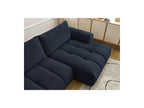 Fuji - Canapé D'Angle Convertible - Tissu Lisse - Angle Droit
