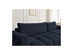 Fuji - Canapé D'Angle Convertible - Tissu Lisse - Angle Droit