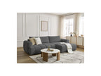 Fuji - Canapé D'Angle Convertible - Tissu Lisse - Angle Droit