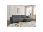 Fuji - Canapé D'Angle Convertible - Tissu Lisse - Angle Droit