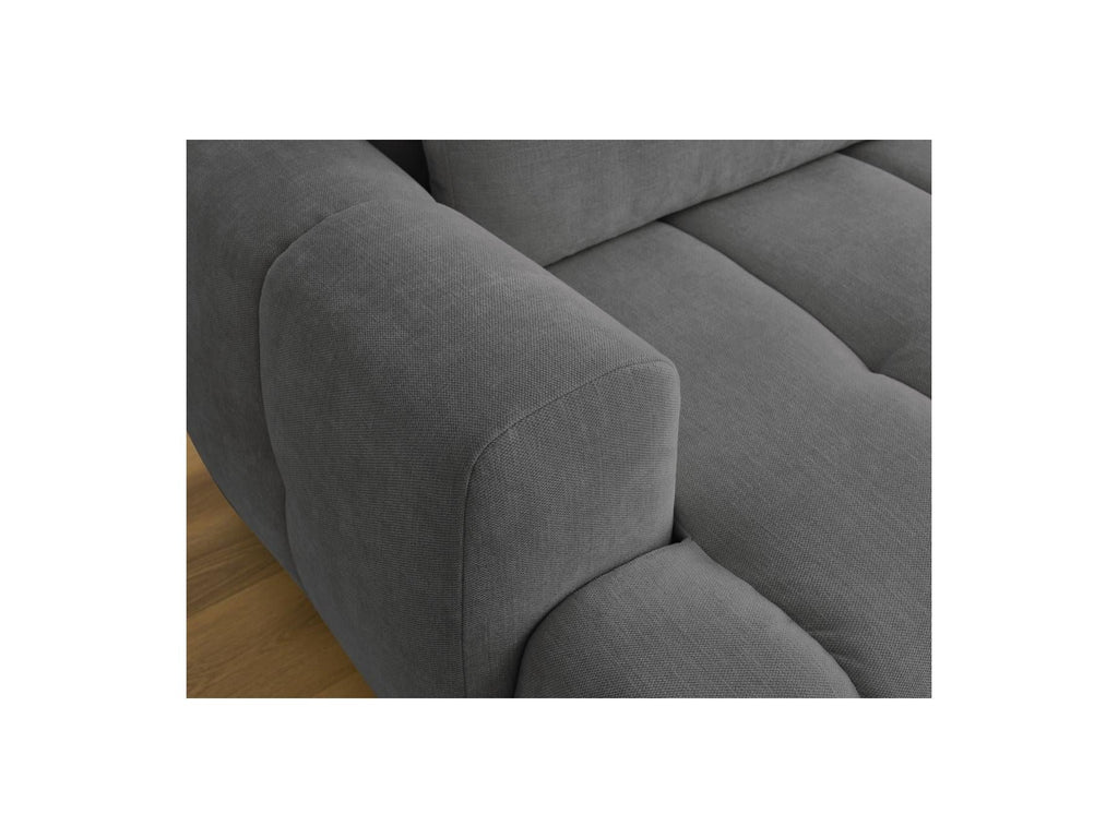 Fuji - Canapé D'Angle Convertible - Tissu Lisse - Angle Droit