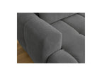 Fuji - Canapé D'Angle Convertible - Tissu Lisse - Angle Droit