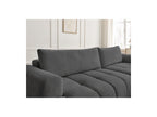 Fuji - Canapé D'Angle Convertible - Tissu Lisse - Angle Droit