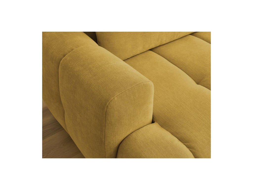 Fuji - Canapé D'Angle Convertible - Tissu Lisse - Angle Droit