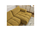 Fuji - Canapé D'Angle Convertible - Tissu Lisse - Angle Droit