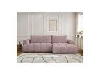 Fuji - Canapé D'Angle Convertible - Tissu Lisse - Angle Droit