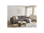 Fuji - Canapé D'Angle Convertible - Tissu Lisse - Angle Droit