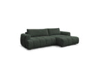Fuji - Canapé D'Angle Convertible - Tissu Lisse - Angle Droit