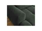 Fuji - Canapé D'Angle Convertible - Tissu Lisse - Angle Droit