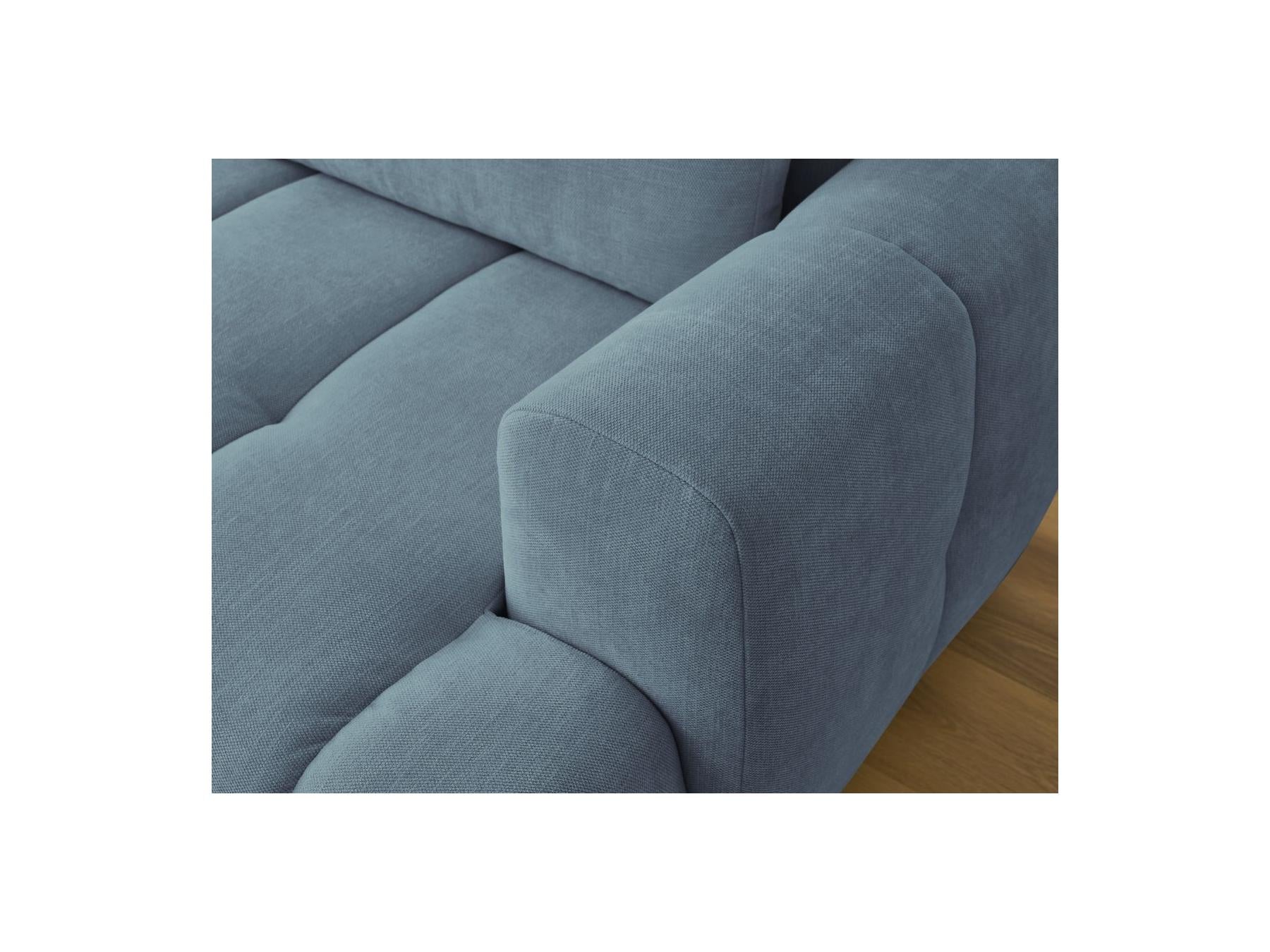 Fuji - Canapé D'Angle Convertible - Tissu Lisse - Angle Gauche