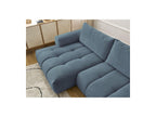 Fuji - Canapé D'Angle Convertible - Tissu Lisse - Angle Gauche