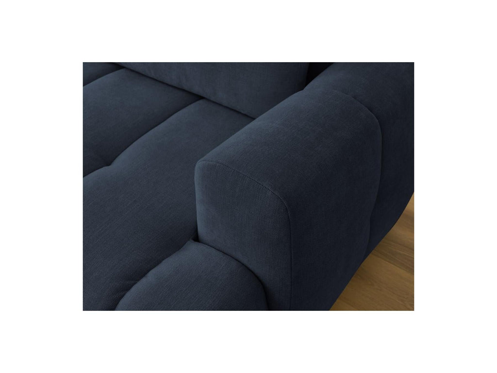 Fuji - Canapé D'Angle Convertible - Tissu Lisse - Angle Gauche