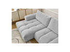 Fuji - Canapé D'Angle Convertible - Tissu Lisse - Angle Gauche