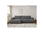 Fuji - Canapé D'Angle Convertible - Tissu Lisse - Angle Gauche