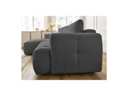Fuji - Canapé D'Angle Convertible - Tissu Lisse - Angle Gauche
