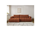 Fuji - Canapé D'Angle Convertible - Tissu Lisse - Angle Gauche
