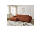 Fuji - Canapé D'Angle Convertible - Tissu Lisse - Angle Gauche