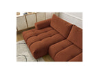 Fuji - Canapé D'Angle Convertible - Tissu Lisse - Angle Gauche