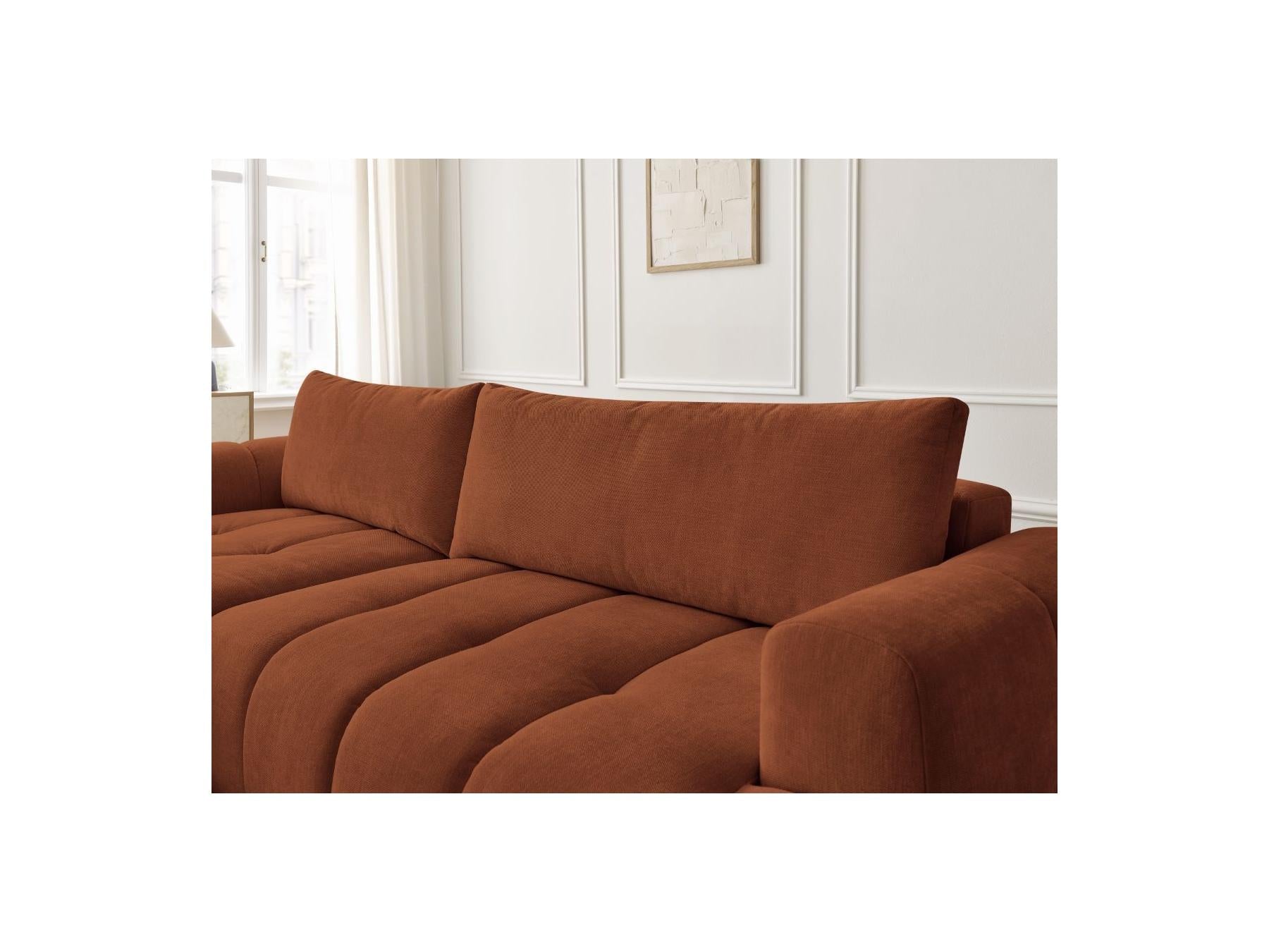 Fuji - Canapé D'Angle Convertible - Tissu Lisse - Angle Gauche