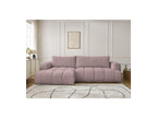 Fuji - Canapé D'Angle Convertible - Tissu Lisse - Angle Gauche