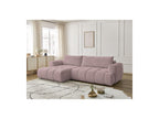 Fuji - Canapé D'Angle Convertible - Tissu Lisse - Angle Gauche