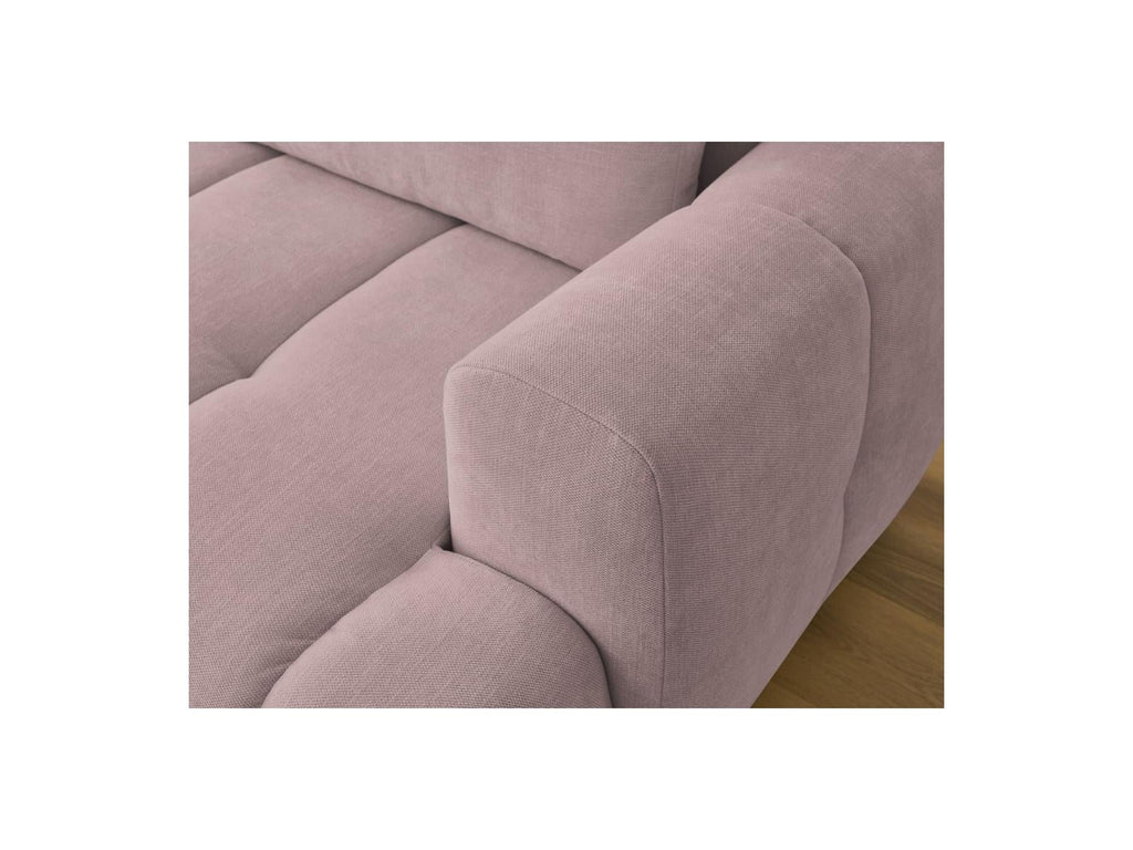 Fuji - Canapé D'Angle Convertible - Tissu Lisse - Angle Gauche