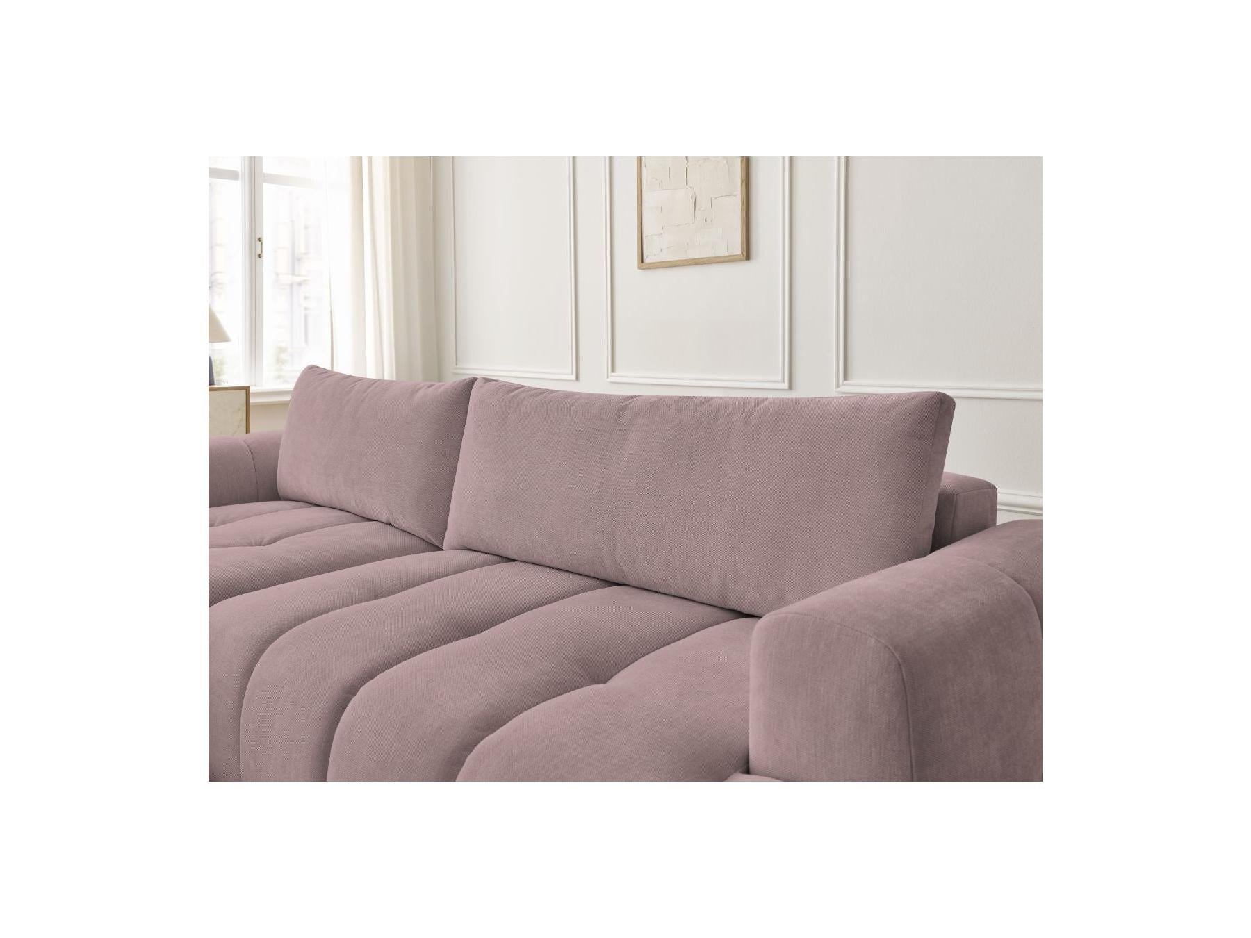 Fuji - Canapé D'Angle Convertible - Tissu Lisse - Angle Gauche