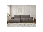 Fuji - Canapé D'Angle Convertible - Tissu Lisse - Angle Gauche