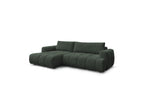 Fuji - Canapé D'Angle Convertible - Tissu Lisse - Angle Gauche