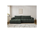 Fuji - Canapé D'Angle Convertible - Tissu Lisse - Angle Gauche