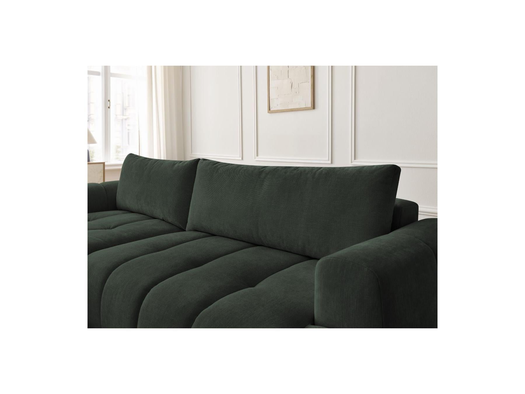 Fuji - Canapé D'Angle Convertible - Tissu Lisse - Angle Gauche
