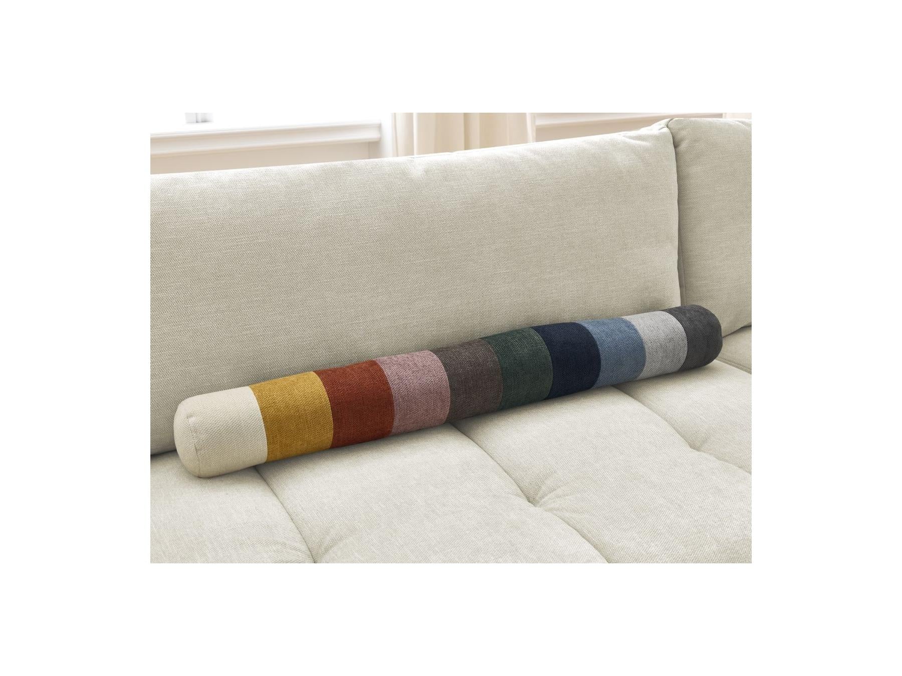 Fuji - Canapé D'Angle L Convertible - Tissu Lisse - Angle Droit