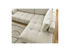Fuji - Canapé D'Angle L Convertible - Tissu Lisse - Angle Droit