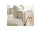 Fuji - Canapé D'Angle L Convertible - Tissu Lisse - Angle Droit