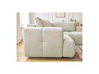Fuji - Canapé D'Angle L Convertible - Tissu Lisse - Angle Droit