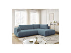 Fuji - Canapé D'Angle L Convertible - Tissu Lisse - Angle Droit