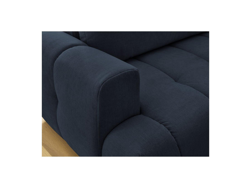Fuji - Canapé D'Angle L Convertible - Tissu Lisse - Angle Droit