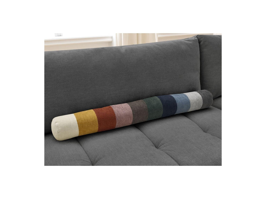 Fuji - Canapé D'Angle L Convertible - Tissu Lisse - Angle Droit