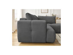 Fuji - Canapé D'Angle L Convertible - Tissu Lisse - Angle Droit