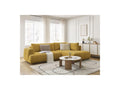 Fuji - Canapé D'Angle L Convertible - Tissu Lisse - Angle Droit
