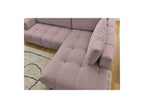 Fuji - Canapé D'Angle L Convertible - Tissu Lisse - Angle Droit