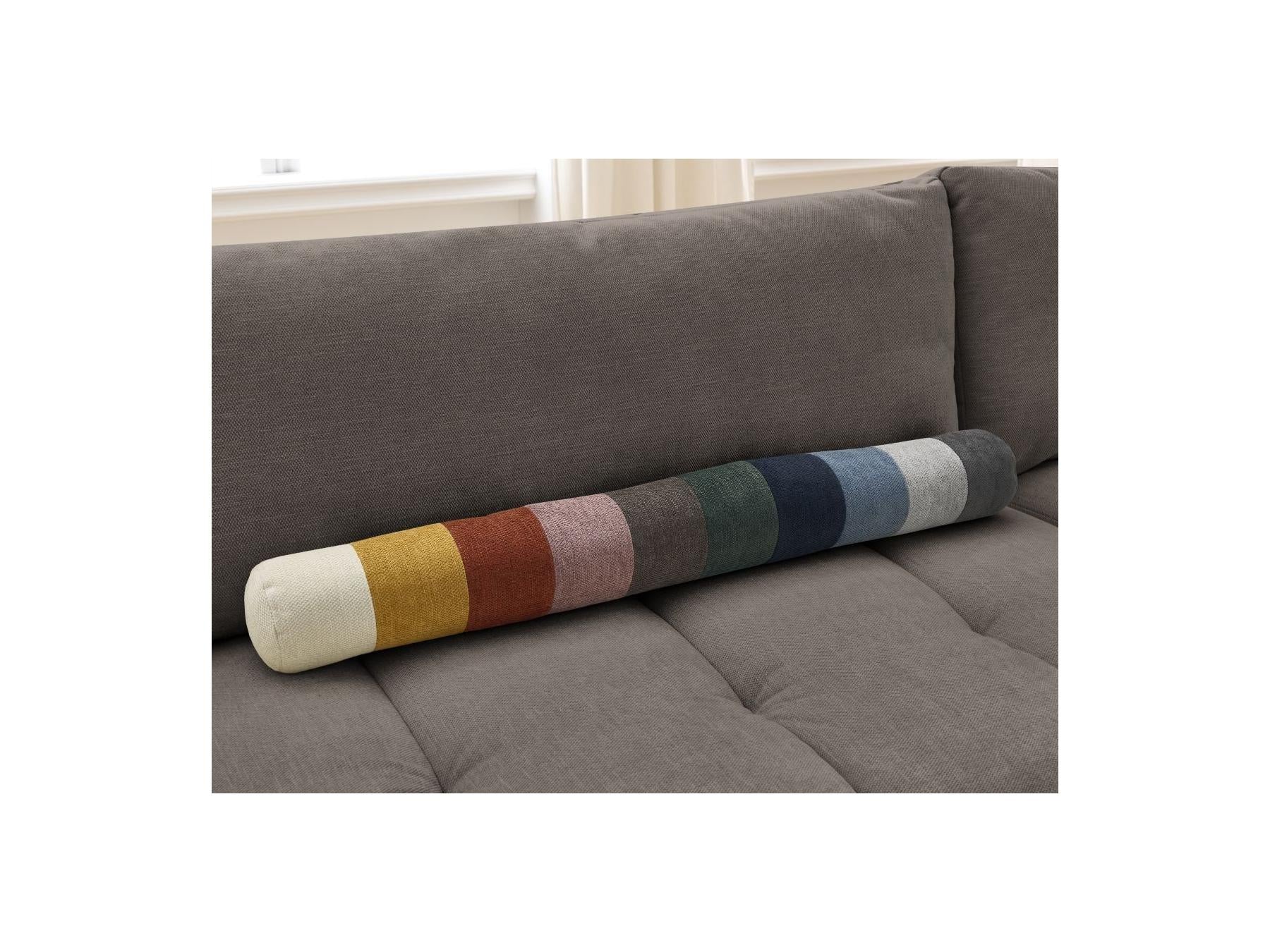 Fuji - Canapé D'Angle L Convertible - Tissu Lisse - Angle Droit