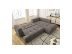Fuji - Canapé D'Angle L Convertible - Tissu Lisse - Angle Droit