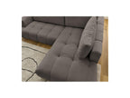 Fuji - Canapé D'Angle L Convertible - Tissu Lisse - Angle Droit