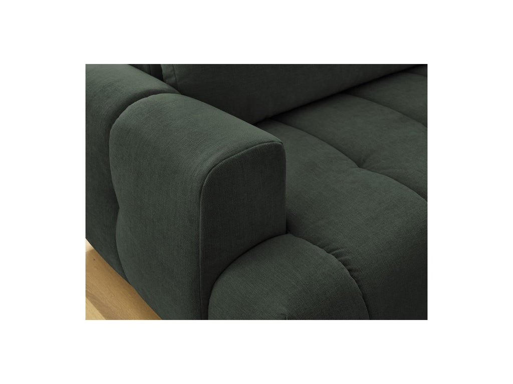 Fuji - Canapé D'Angle L Convertible - Tissu Lisse - Angle Droit