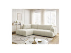 Fuji - Canapé D'Angle L Convertible - Tissu Lisse - Angle Gauche