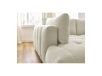 Fuji - Canapé D'Angle L Convertible - Tissu Lisse - Angle Gauche