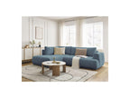 Fuji - Canapé D'Angle L Convertible - Tissu Lisse - Angle Gauche