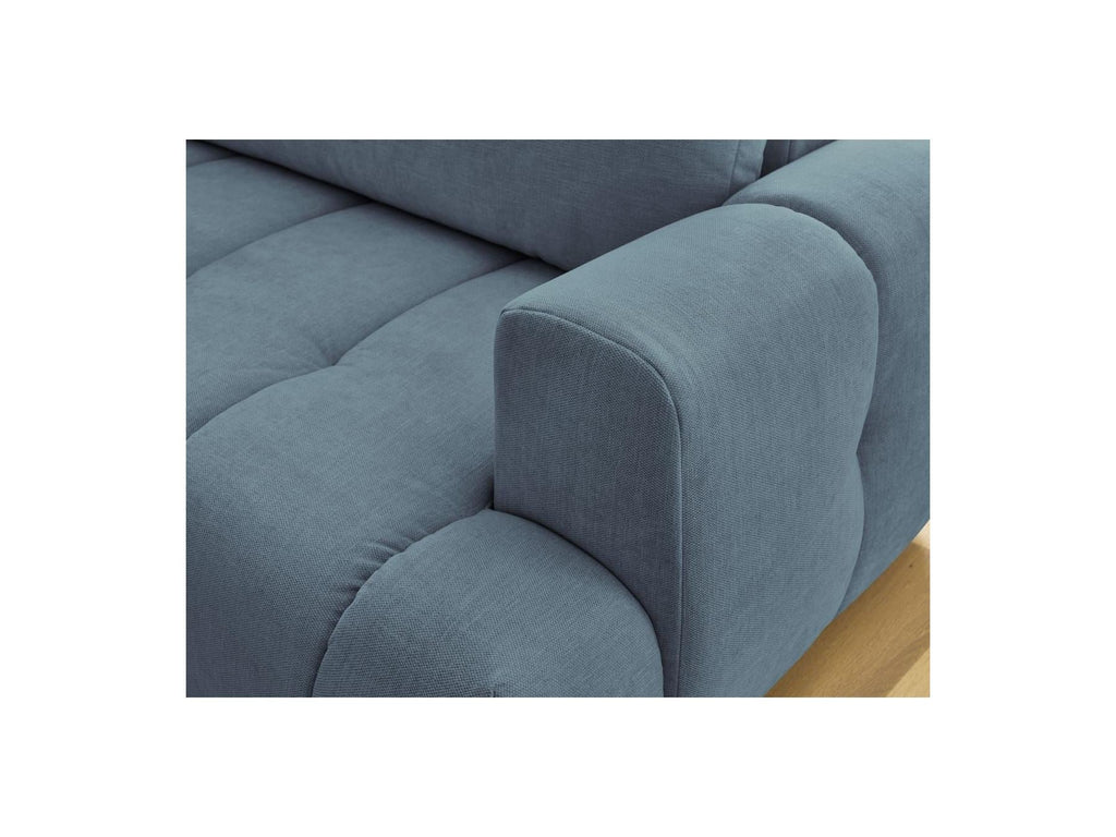 Fuji - Canapé D'Angle L Convertible - Tissu Lisse - Angle Gauche